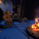 Astronauts sit around a campire in Outer Wilds, one of the best games on Xbox Game Pass.